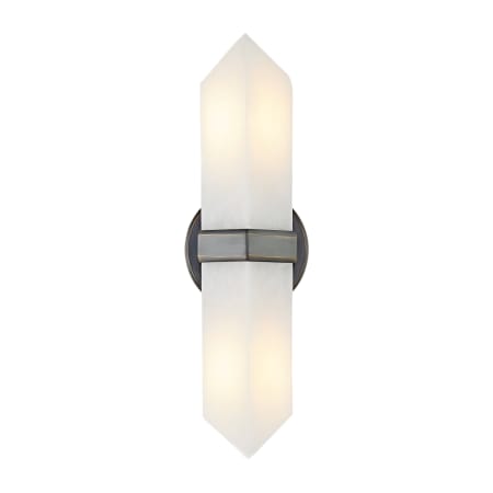 A large image of the Alora Lighting WV334215AR Urban Bronze / Alabaster