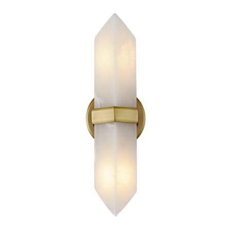 A large image of the Alora Lighting WV334215AR Vintage Brass / Alabaster