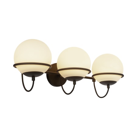 A large image of the Alora Lighting WV458324 Matte Black / Opal Glass