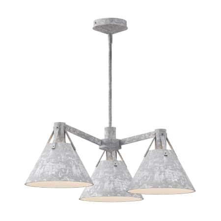 A large image of the Alora Lighting CH584525 Steel Shade