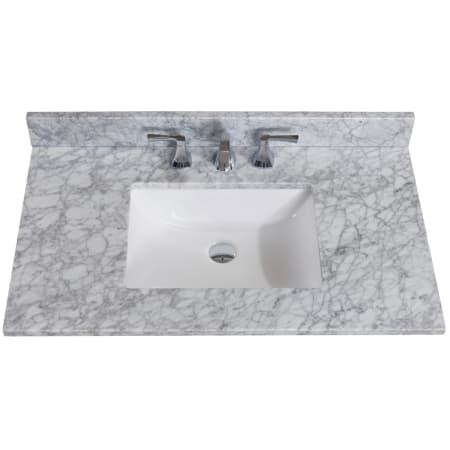 A large image of the Altair 64037-CTP-CA Italian Carrara White