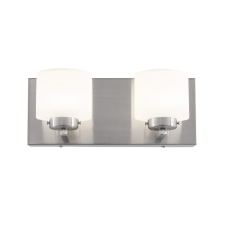 A large image of the Alternating Current AC1142 Satin Nickel