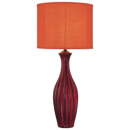 A large image of the Ambience AM 10303 Chile Red with Chocolate