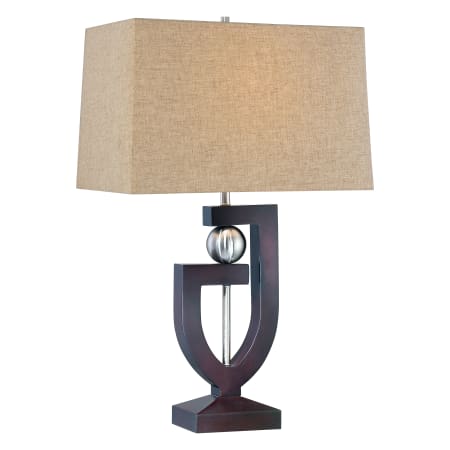 A large image of the Ambience AM 10050 Dark Brown and Brushed Nickel