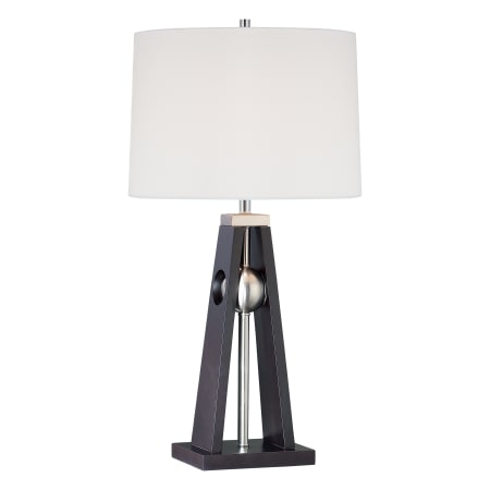 A large image of the Ambience AM 10052 Dark Brown and Brushed Nickel