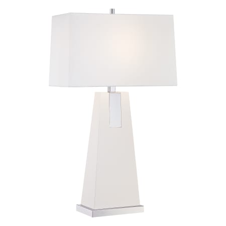 A large image of the Ambience AM 10053 White Wood and Chrome