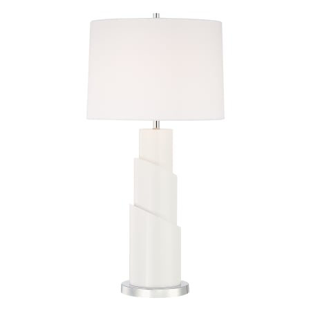 A large image of the Ambience AM 10056 White Wood and Chrome