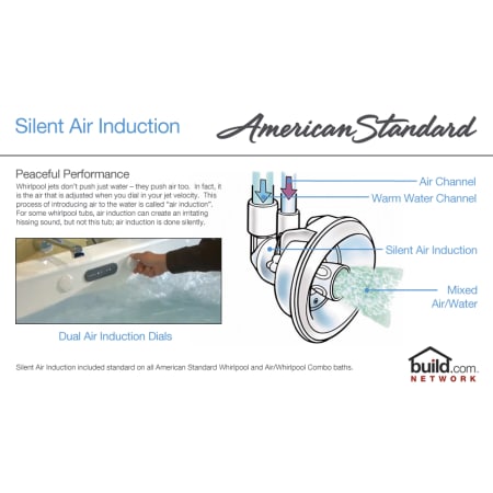 A large image of the American Standard 2460.028WC American Standard 2460.028WC