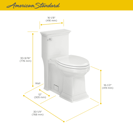 A large image of the American Standard 2851A.104 Alternate View