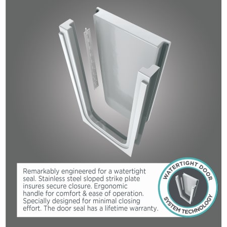 A large image of the American Standard 3052.100.CL American Standard-3052.100.CL-Door System