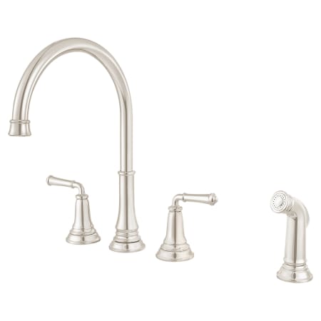 A large image of the American Standard 4279.701 American Standard-4279.701-Brushed Nickel Side View