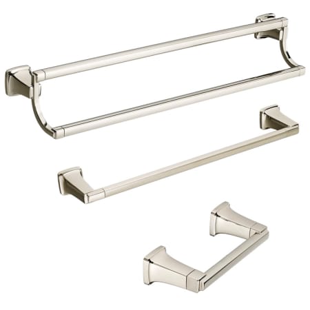A large image of the American Standard 7353.995 Polished Nickel