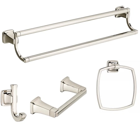 A large image of the American Standard 7353.997 Polished Nickel