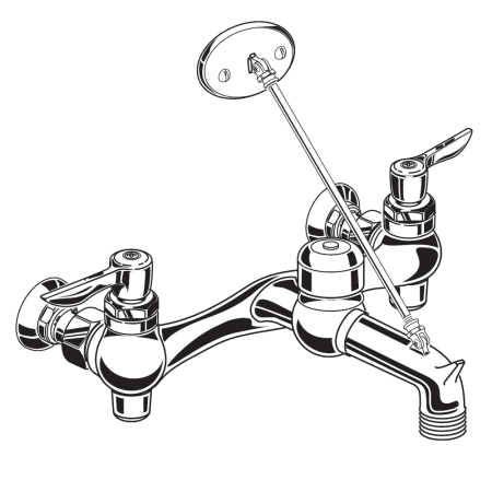 A large image of the American Standard 8344.012 Chrome