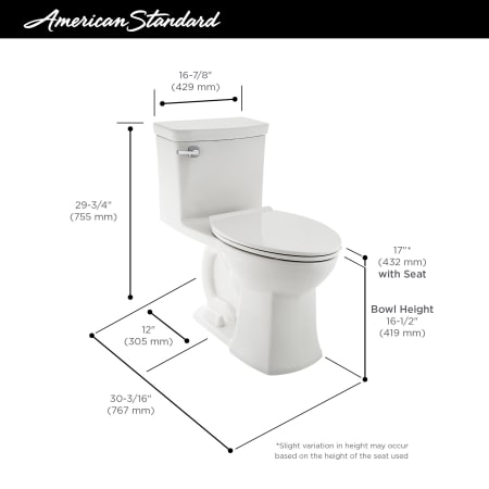 A large image of the American Standard 2922A.104 VorMax Infographic