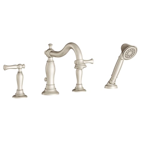 tub brushed nickel faucet t440