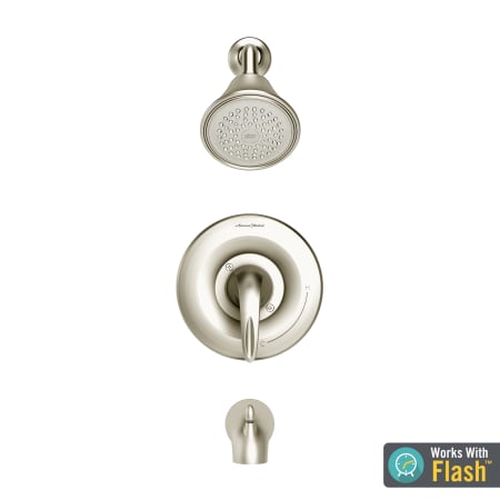 A large image of the American Standard TU385.502 Front View - Brushed Nickel