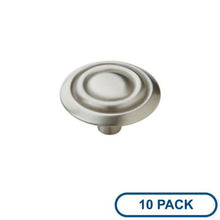 A large image of the Amerock 875-10PACK Satin Nickel