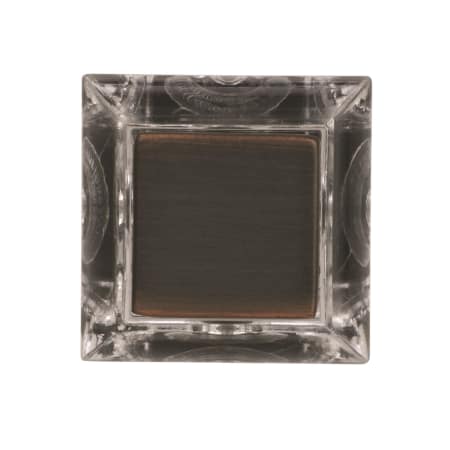 A large image of the Amerock BC29460 Amerock-BC29460-Top View in Clear and Oil Rubbed Bronze