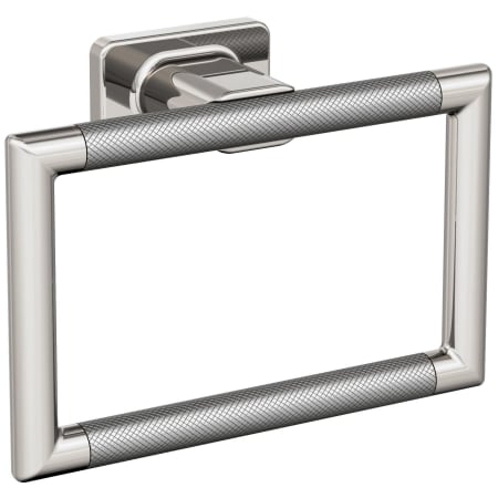 A large image of the Amerock BH26612 Polished Nickel / Stainless Steel