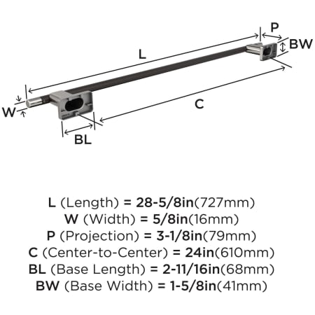 A large image of the Amerock BH26615 Alternate Image