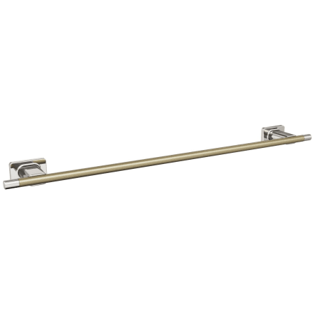 A large image of the Amerock BH26615 Polished Nickel / Golden Champagne