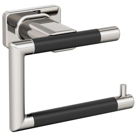 A large image of the Amerock BH26617 Polished Nickel / Black Bronze