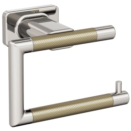 A large image of the Amerock BH26617 Polished Nickel / Golden Champagne