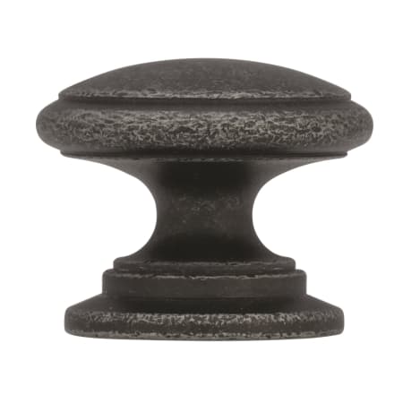 A large image of the Amerock BP1466 Amerock-BP1466-Side View in Wrought Iron Dark