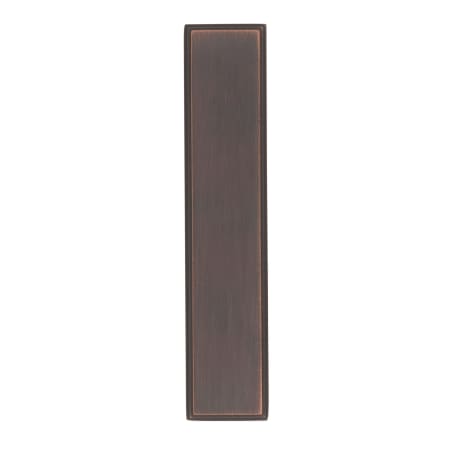 Amerock BP861-BB Burnished Brass Cabinet Pull – Allison Collection Oatmeal Ceramic Accent, 3 Inch Center