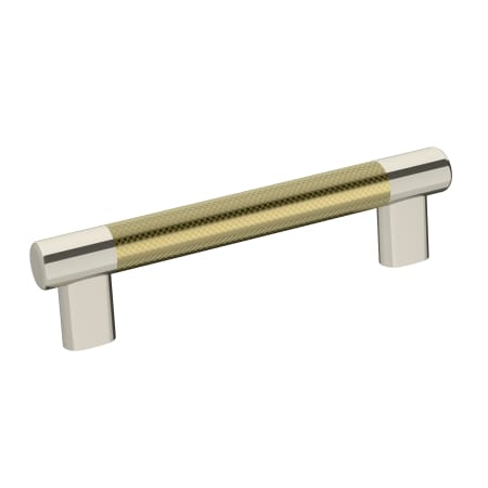 A large image of the Amerock BP36558 Polished Nickel / Golden Champagne
