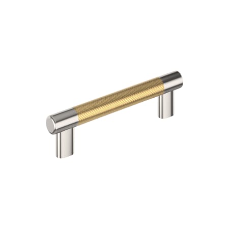 A large image of the Amerock BP36558 Polished Nickel / Champagne Bronze