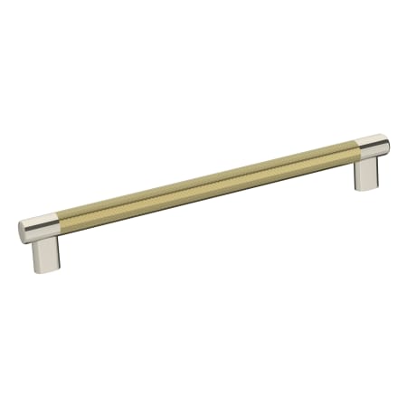 A large image of the Amerock BP36560 Polished Nickel / Golden Champagne