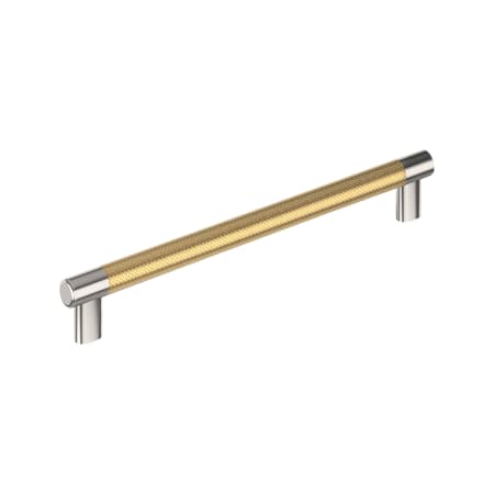 A large image of the Amerock BP36560 Polished Nickel / Champagne Bronze