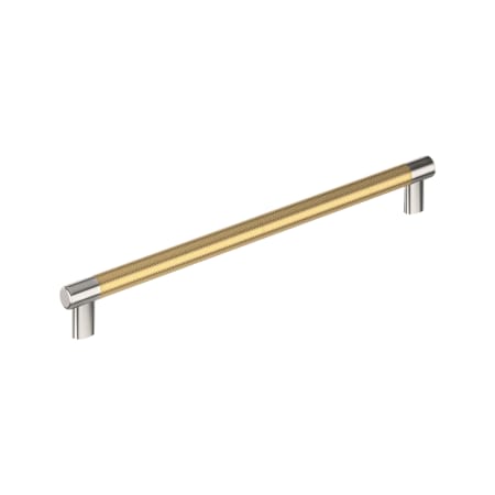 A large image of the Amerock BP36561 Polished Nickel / Champagne Bronze