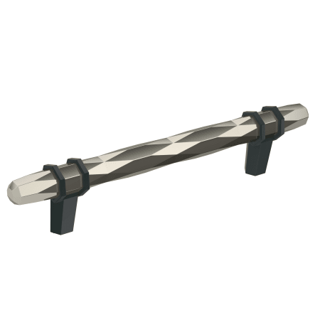 A large image of the Amerock BP36649L Polished Nickel / Black Bronze