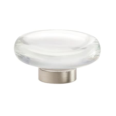 A large image of the Amerock BP36652 Crystal / Satin Nickel