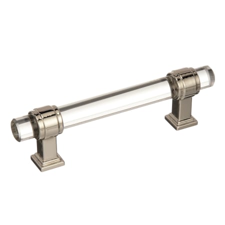 A large image of the Amerock BP36654 Clear / Polished Nickel