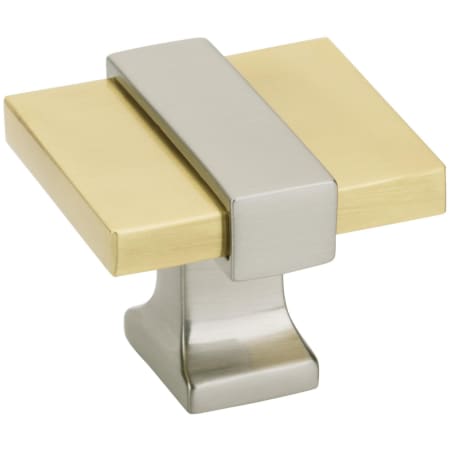 A large image of the Amerock BP36680 Brushed Gold / Satin Nickel