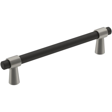 A large image of the Amerock BP36859 Matte Black / Satin Nickel