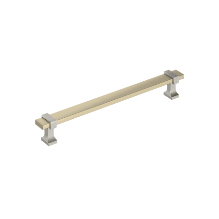 A large image of the Amerock BP37081 Golden Champagne / Satin Nickel