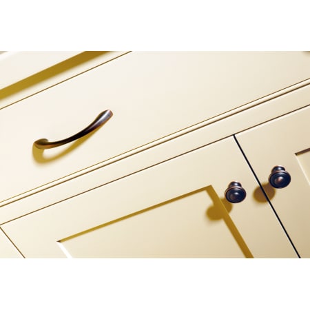4 Pack BP53018-EB Elegant Brass 1 3/8" Oval Cabinet Knob Pulls Amerock Allison 