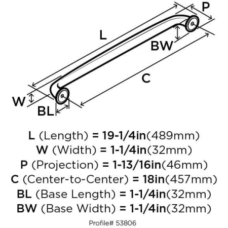 A large image of the Amerock BP53806 Alternate Image