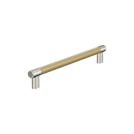 A large image of the Amerock BP54040 Polished Nickel / Golden Champagne