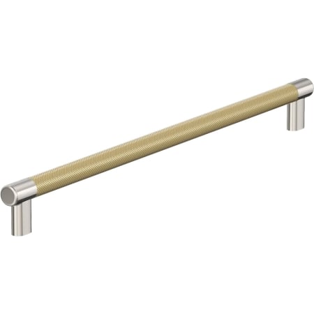 A large image of the Amerock BP54041 Polished Nickel / Golden Champagne