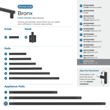 A large image of the Amerock BP54072 Alternate Image