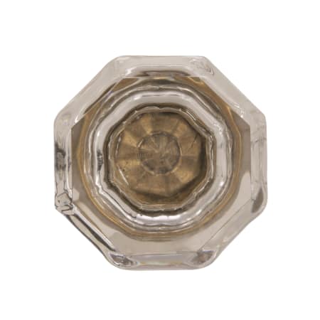 A large image of the Amerock BP55268 Amerock-BP55268-Top View in Clear and Gilded Bronze