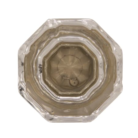 A large image of the Amerock BP55268 Amerock-BP55268-Top View in Clear and Golden Champagne