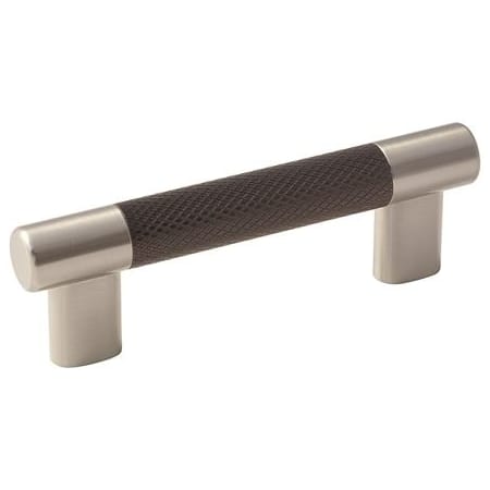 A large image of the Amerock BP36557 Satin Nickel / Oil Rubbed Bronze