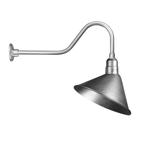 A large image of the ANP Lighting A814-E6 Galvanized